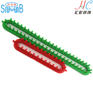 Accessori per maglieria a mano produttore all'ingrosso vendita popolare rettangolo lungo lana plastica telaio fai da te - Product Image 4