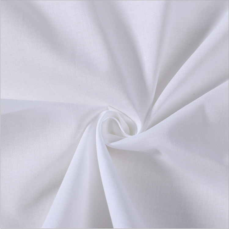 Vendita calda 100% cotone sottile tessuto di popeline di Voile bianco per la fodera dell'indumento tasca del vestito 80x80 90x88 cina fornitore tessile all'ingrosso