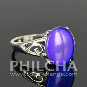 Anillo elegante con piedras ovaladas para disfraz - Product Image 4