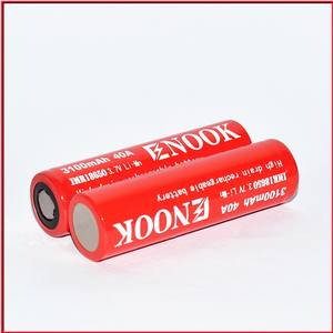2016 innovative enook bateria 18650 3.7 V 20A Alta Descarga Da Bateria Recarregável 3.7 V 3100 mAh para vapores. - Product Image 1