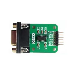 Taidacent RS232 a TTL módulo Serial TTL Max3232ES convertidor módulo de fuente de alimentación de 3,3 v RS232 a TTL convertidor max232