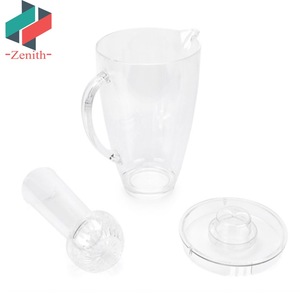 ZNK00017 Crystal Clear Acrylic Nhựa Iced Fruit Infusion Nước <span class=keywords><strong>Pitcher</strong></span> Với Ice Ống Lõi Và Nắp - Product Image 4