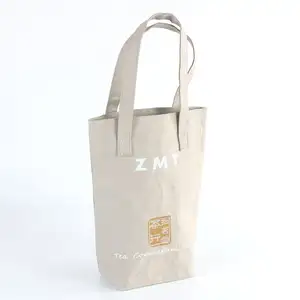 Di lusso lavabile carta untearable impermeabile materiale shopping bag con il nome di marca