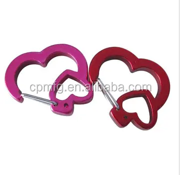 Make Your Own Logo Key Chain Parts, Wholesale Souvenir Custom Keychain Large rubit Heart Dog Clips keychain 1607289