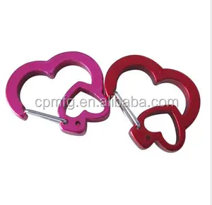 Make Your Own Logo Key Chain Parts, Wholesale Souvenir Custom Keychain Large rubit Heart Dog Clips keychain 1607289