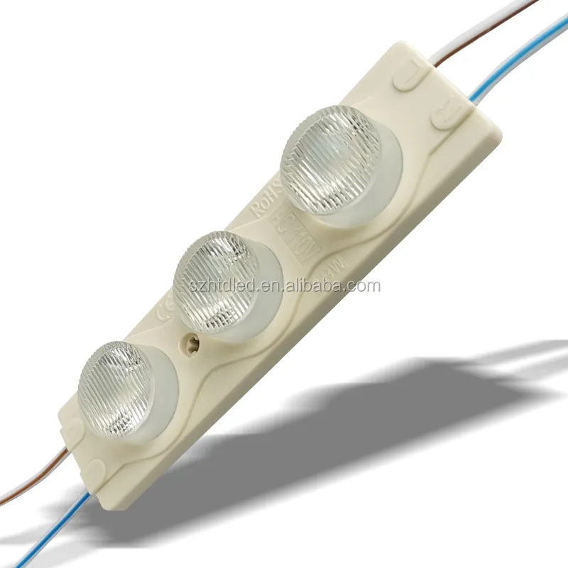 Ac 110V/220V Injection Led Module SMD LED 3PCS High Voltage SMD3030 Big Chip Pure White, Cool White 60*20degree -30 - 50 Ce,rohs