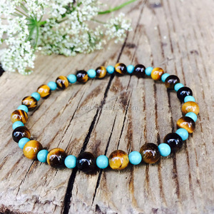 Pulseras <span class=keywords><strong>de</strong></span> Piedra Turquesa Ojo <span class=keywords><strong>de</strong></span> Tigre SN0867, <span class=keywords><strong>Ideas</strong></span> <span class=keywords><strong>de</strong></span> Regalo <span class=keywords><strong>para</strong></span> Novio, Pulsera <span class=keywords><strong>de</strong></span> Piedras Naturales con Cuentas <span class=keywords><strong>para</strong></span> Hombre - Product Image 2