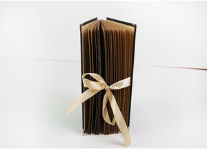 6x8 In Oro Rilegatura A Spirale 350g di Spessore Pagine Nero di Carta Scrapbook <span class=keywords><strong>Album</strong></span> Con Nastro di Seta - Product Image 5