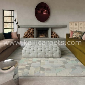 Tapis en laine noués à la main personnalisés 300cm Tapis Versache Tapis et moquettes Salon Tapis en laine de soie de grande taille - Product Image 6