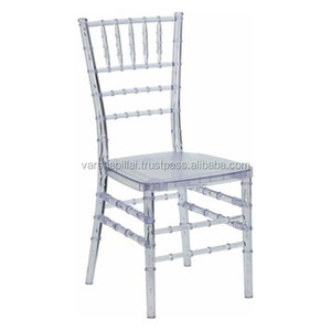 เก้าอี้ chiavari คริสตัลน้ำแข็งใสสีใสดีไซน์ทันสมัยสำหรับการตกแต่งงานแต่งงานและงานกิจกรรมเชิงพาณิชย์ - Product Image 1