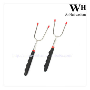 Herramientas de <span class=keywords><strong>barbacoa</strong></span> de acero inoxidable perro caliente <span class=keywords><strong>barbacoa</strong></span> Forks <span class=keywords><strong>set</strong></span> con mango PP - Product Image 2