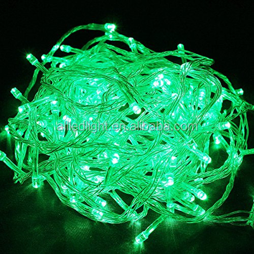 ALLEDLIGHT 10m 100LED Rubber String Light - Waterproof Outdoor Christmas Lighting