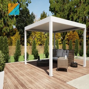 Pérgola Automática para Patio, Gazebo, Pantalla de Privacidad para Jardín, Techo con Persianas de Aluminio - Product Image 3