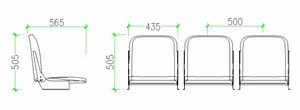 <span class=keywords><strong>MCTB</strong></span>-302F Célébration gradins rétractables tribune gradins avec pliable de luxe chaises sur système télescopique d'allocation des places - Product Image 4