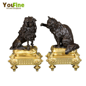 Estatua de Lobo y Niños de Bronce Fundido de Alta Calidad - Product Image 3