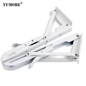 Handrail folding mounting ornate metal stainless steel orthodontic corner glass wall bracket