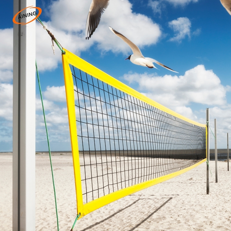 Filet Volleyball Pliable 9.5x1m - Filet De Rechange Jardin/plage, Sac Transport