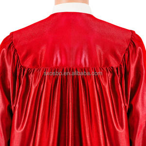 学術博士帽 使い捨て卒業ガウン＆無地のカラフルなストール/サッシュ - Product Image 5