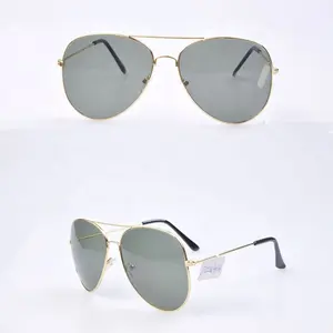 Factory Supply in Stock Metal Frame Custom Sunglasses Aviation Polarized