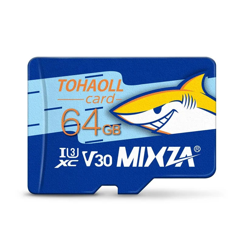 MIXZA U3 Kartu TF Mikro Kecepatan Tinggi, Kartu Memori Penyimpanan Flash TF 32GB 64GB Kelas 10 128GB untuk Ponsel Kamera CCTV