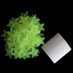 Vinyl Green Stars Form Leuchtende Kunststoff dekorative Glow in Dark Stars Dekor Dekoration Wanda uf kleber