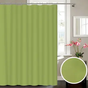 Cortina de ducha baño verde puro ducha cortina Sets/
