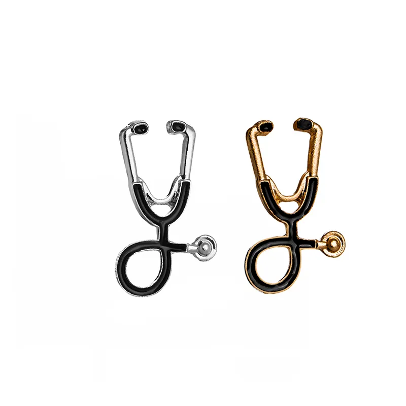 Stethoscope Brooch Fashion Medical Jewelry Stethoscope Enamel Pin