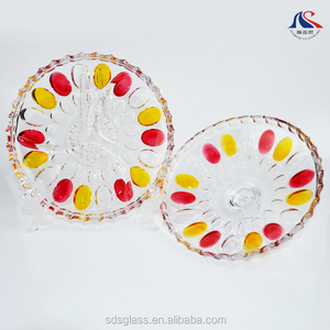 Cajas de Cristal para Dulces de Año Nuevo Chino al por Mayor, <span class=keywords><strong>Vasos</strong></span> de Colores con Cuentas, <span class=keywords><strong>Platos</strong></span> para Cena, Frutas, Sushi, Pastel, Chocolate con Tapa - Product Image 6