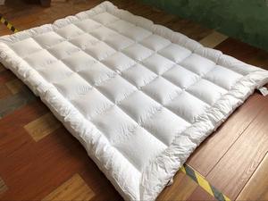 Lit de plumes ultra <span class=keywords><strong>en</strong></span> peluche de 5cm d'épaisseur <span class=keywords><strong>en</strong></span> <span class=keywords><strong>duvet</strong></span> d'hôtel sur-matelas matelassé avec tissu <span class=keywords><strong>en</strong></span> coton 300TC - Product Image 3