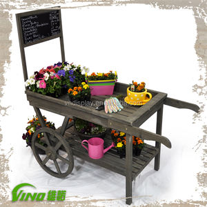 Chariot de nourriture personnel Antique en aluminium, chariot à aliments personnel mobile blanc avec roues, chariot en bois avec étiquette de prix à usage habillé - Product Image 2