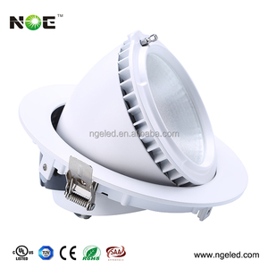 Işın açısı 120 derece 38 w 30 w ayarlanabilir <span class=keywords><strong>downlight</strong></span> 30 w cob <span class=keywords><strong>led</strong></span> <span class=keywords><strong>downlight</strong></span> gimbal
