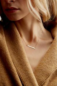 Nuovo Design Personalizzato Bar Produttore di Gioielli Commercio All'ingrosso Della <span class=keywords><strong>Collana</strong></span> Inciso <span class=keywords><strong>Collana</strong></span> - Product Image 5