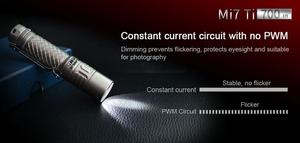 KLARUS Mi7 Ti 700 люмен IPX-8 рейтинг маленький и легкий для повседневной переноски светодиодный фонарик от AA X <span class=keywords><strong>1</strong></span> батарея - Product Image 5