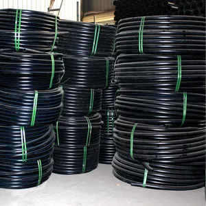 Pipa Selang Tetes Hdpe Fleksibel, 20Mm 32Mm Pn16 untuk Irigasi Pertanian