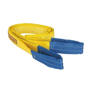 3T 10 ton 50ton cor código de elevação capacidade nylon cinto estilingue poliéster webbing estilingue cinto escalada estilingue webbing