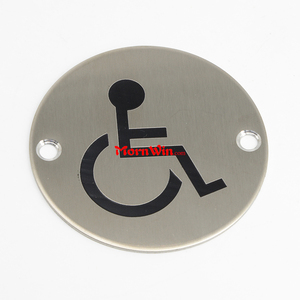 <span class=keywords><strong>Plaque</strong></span> de signalisation <span class=keywords><strong>WC</strong></span> auto-adhésive pour salle de bain - Product Image 6