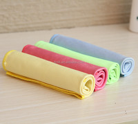 MOQ 100PCS सस्ते शेयर एक प्रकार का वृक्ष-नि: शुल्क Microfiber लेंस ऑटो दर्पण आभूषण चमकाने वैक्सिंग Buffing कपड़ा चीर ग्लास सफाई कपड़ा