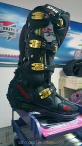 En cuir Racing Motocrossing Bottes Route Racing Pour Homme Bottes de Course En Cuir - Product Image 3