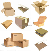 Faltbare Kraftkarton-Verpackung Wellpappe Flachkarton Biologisch Abbaubare Wellpappe-Verpackungsbox