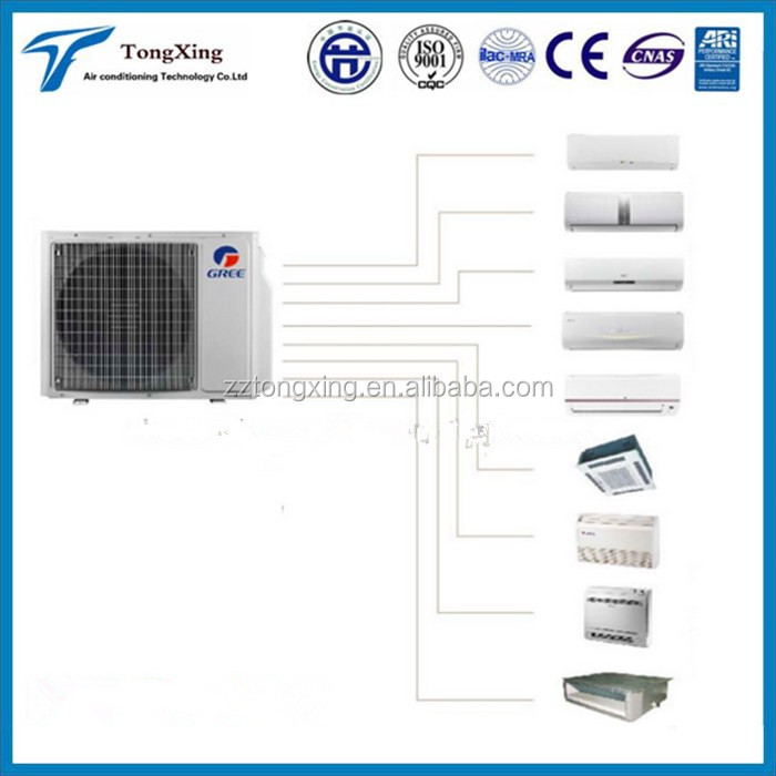 Свободно сочетается с мульти-сплит-Тип Инвертор постоянного тока воздуха кондиционер, сплит VRF