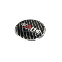 Badge rond en aluminium, 1 Badge auto-adhésif, décoration pour roues de voiture