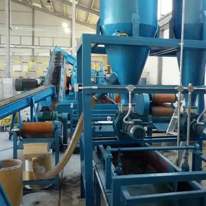 Large Capacity Rubber Crusher Environmental Protection Used Tire Recycling Equipment