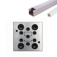PVC-Doppel hohlräume Kabelkanal-Kabelkanal-Extrusion sform werkzeug kopf