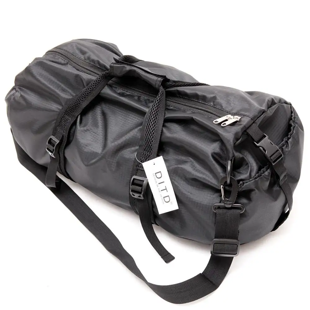 waterproof men's sport luggage travel bag single shoulder women's leisure folding training fitness bag