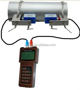 पर दबाना सेंसर प्रकार पोर्टेबल हाथ में अल्ट्रासोनिक Flowmeter के लिए पानी