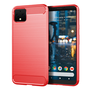 Carbon <strong>Fiber</strong> Shockproof Soft TPU Back Cover Phone Case for <strong>Google</strong> Pixel 4 Xl - Product Image 4