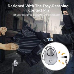 Alarme personnelle <span class=keywords><strong>Safesound</strong></span> 140 dB avec logo OEM, meilleure vente 2026, porte-clés avec lumière LED pour femme/personne âgée - Product Image 4