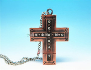 New tùy chỉnh công suất Jesus thẻ chéo kim loại bền USB Flash Drive với USB 2.0 & 3.0 giao diện - Product Image 2