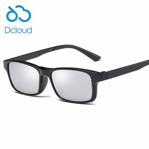 2017 muchachas vendedoras calientes de la manera diseñan la lente grande del marco de las <span class=keywords><strong>lentes</strong></span> TR90 se puede quitar el clip ma - Product Image 4