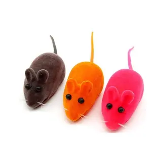 Яркие резиновые игрушечные виниловые мыши для кошек